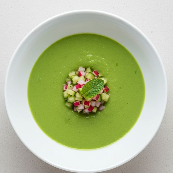 Chilled Avocado & Cucumber Soup